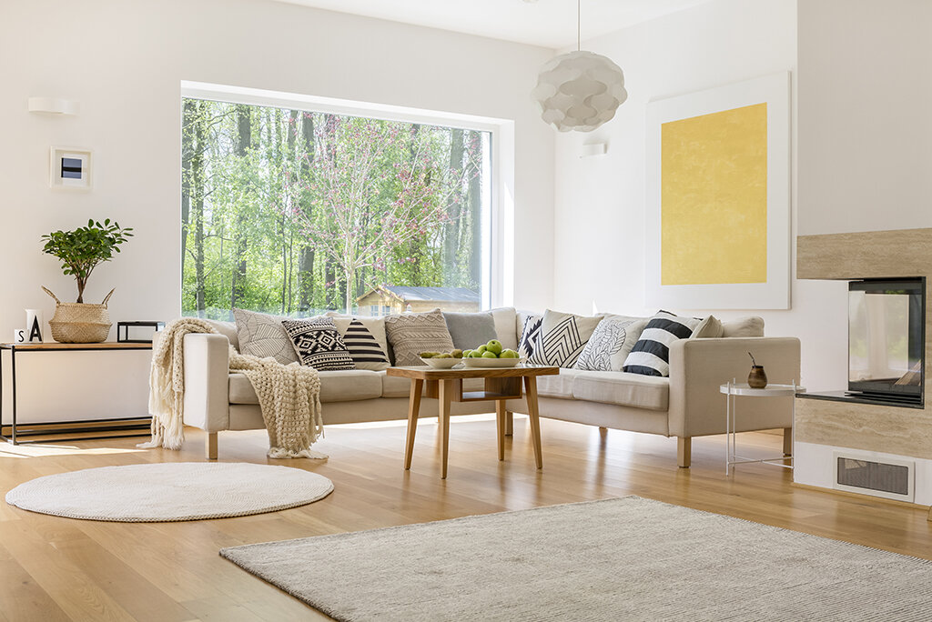 Staged property interior