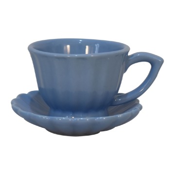 IN3109 - Blue Petal Mug Set of 4