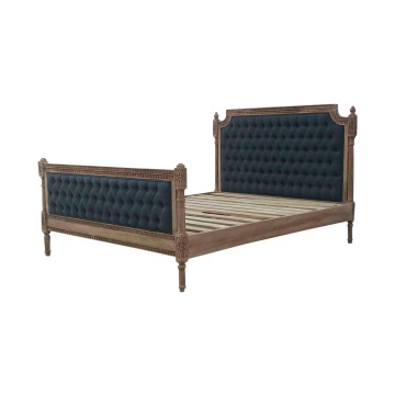 Lana Grey Deep Button Bedroom Bed