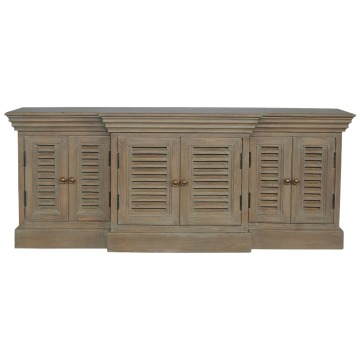 Grey Wash Shutter TV Cabinet